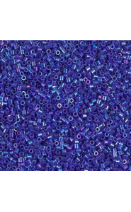 Miyuki delica beads 15/0 - Opaque royal blue ab DBS-165